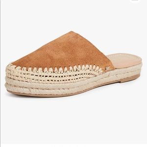 COPY - BNIB SAM EDLEMAN "Austin" Suede Espadrille Mules sz 10.5